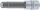 Bit-Einsatz | Länge 100 mm | Antrieb Innenvierkant 12,5 mm (1/2") | Innensechskant 13 mm