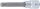 Bit-Einsatz | Länge 100 mm | Antrieb Innenvierkant 12,5 mm (1/2") | Innensechskant 9 mm