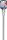 Bit-Einsatz | Länge 200 mm | Antrieb Innenvierkant 12,5 mm (1/2") | Innensechskant 8 mm