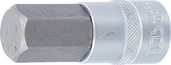 Bit-Einsatz | Länge 70 mm | Antrieb Innenvierkant 12,5 mm (1/2") | Innensechskant 22 mm