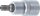 Bit-Einsatz | Antrieb Innenvierkant 12,5 mm (1/2") | T-Profil (für Torx) mit Bohrung T45