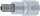 Bit-Einsatz | Antrieb Innenvierkant 12,5 mm (1/2") | T-Profil (für Torx) mit Bohrung T55