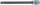 Bit-Einsatz | Länge 200 mm | Antrieb Innenvierkant 12,5 mm (1/2") | Innenvielzahn (für XZN) M10