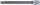 Bit-Einsatz | Länge 200 mm | Antrieb Innenvierkant 12,5 mm (1/2") | Innenvielzahn (für XZN) M12