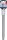 Bit-Einsatz | Länge 200 mm | Antrieb Innenvierkant 12,5 mm (1/2") | Innenvielzahn (für XZN) M14