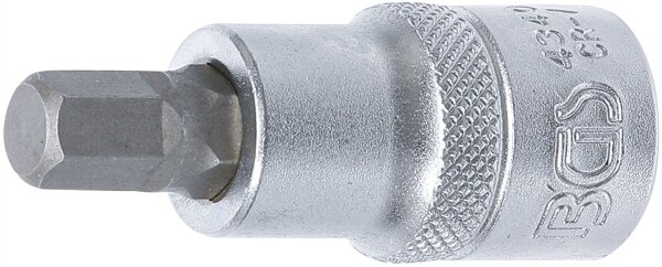 Bit-Einsatz | Antrieb Innenvierkant 12,5 mm (1/2") | Innensechskant 9 mm