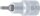 Bit-Einsatz | Antrieb Innenvierkant 12,5 mm (1/2") | Innenvielzahn (für XZN) M5