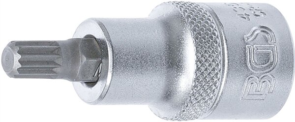 Bit-Einsatz | Antrieb Innenvierkant 12,5 mm (1/2") | Innenvielzahn (für XZN) M8