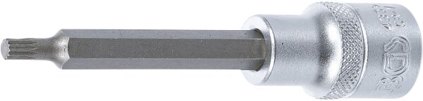 Bit-Einsatz | Länge 100 mm | Antrieb Innenvierkant 12,5 mm (1/2") | Innenvielzahn (für XZN) M5