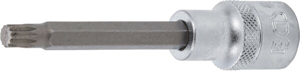 Bit-Einsatz | Länge 100 mm | Antrieb Innenvierkant 12,5 mm (1/2") | Innenvielzahn (für XZN) M8