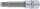 Bit-Einsatz | Länge 100 mm | Antrieb Innenvierkant 12,5 mm (1/2") | Innenvielzahn (für XZN) M12