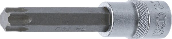 Bit-Einsatz | Länge 100 mm | Antrieb Innenvierkant 12,5 mm (1/2") | T-Profil (für Torx) T60