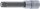 Bit-Einsatz | Länge 100 mm | Antrieb Innenvierkant 12,5 mm (1/2") | T-Profil (für Torx) T60