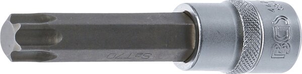 Bit-Einsatz | Länge 100 mm | Antrieb Innenvierkant 12,5 mm (1/2") | T-Profil (für Torx) T70