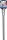 Bit-Einsatz | Länge 200 mm | Antrieb Innenvierkant 12,5 mm (1/2") | T-Profil (für Torx) T55
