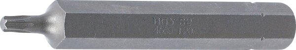 Bit | Länge 75 mm | Antrieb Außensechskant 10 mm (3/8") | T-Profil (für Torx) T20
