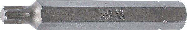 Bit | Länge 75 mm | Antrieb Außensechskant 10 mm (3/8") | T-Profil (für Torx) T40