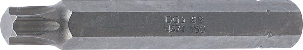 Bit | Länge 75 mm | Antrieb Außensechskant 10 mm (3/8") | T-Profil (für Torx) T50