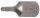 Bit | Länge 30 mm | Antrieb Außensechskant 10 mm (3/8") | T-Profil (für Torx) mit Bohrung T15