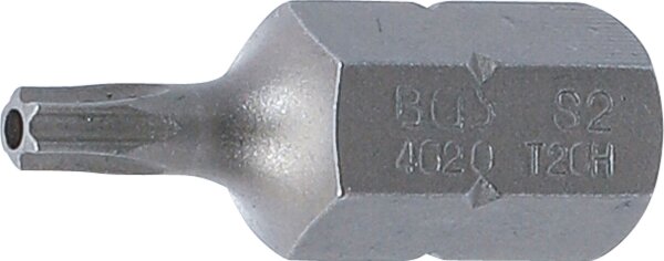 Bit | Länge 30 mm | Antrieb Außensechskant 10 mm (3/8") | T-Profil (für Torx) mit Bohrung T20