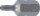 Bit | Länge 30 mm | Antrieb Außensechskant 10 mm (3/8") | T-Profil (für Torx) mit Bohrung T20
