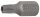 Bit | Länge 30 mm | Antrieb Außensechskant 10 mm (3/8") | T-Profil (für Torx) mit Bohrung T40