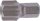 Bit | Länge 30 mm | Antrieb Außensechskant 10 mm (3/8") | T-Profil (für Torx) mit Bohrung T70