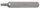 Bit | Länge 75 mm | Antrieb Außensechskant 10 mm (3/8") | T-Profil (für Torx) mit Bohrung T27