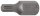 Bit | Länge 30 mm | Antrieb Außensechskant 10 mm (3/8") | Keil-Profil (für RIBE) M6