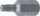 Bit | Länge 30 mm | Antrieb Außensechskant 10 mm (3/8") | T-Profil (für Torx) T27