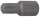Bit | Länge 30 mm | Antrieb Außensechskant 10 mm (3/8") | T-Profil (für Torx) T45