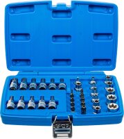 Bit- und Steckschlüsseleinsatz-Satz | 10 mm (3/8") | T-Profil (für Torx) | 34-tlg.