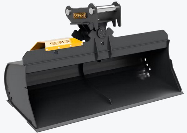 Grabenräumlöffel hydraulisch 140 cm  MS03 Symlock Grabenräumlöffel hydraulisch Schaufelinhalt 217  l. Optimal geeignet für Minibagger 3 -5 to. ( SDH.C3.140-SB03S )
