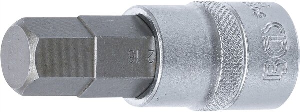 Bit-Einsatz | Antrieb Innenvierkant 12,5 mm (1/2") | Innensechskant 16 mm