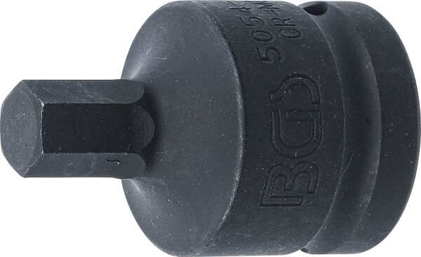 Kraft-Bit-Einsatz | Länge 55 mm | Antrieb Innenvierkant 20 mm (3/4") | Innensechskant 12 mm