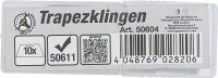 Trapezklingen-Satz | für Art. 50611, 50614 | 10-tlg.