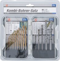 Kombi-Bohrer-Satz | 1,5 - 10 mm | 17-tlg.