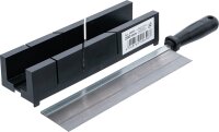 Kunststoff-Gehrungslade | 245 x 65 x 48 mm | mit Feinsäge