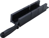Kunststoff-Gehrungslade | 245 x 65 x 48 mm | mit Feinsäge