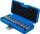 Kraft-Bit-Einsatz-Satz | Antrieb Innenvierkant 12,5 mm (1/2") | T-Profil (für Torx) T20 - T70 | 10-tlg.