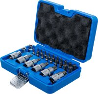 Bit- und Bit-Einsatz-Satz | 12,5 mm (1/2") | T-Profil (für Torx) | 27-tlg.