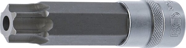Bit-Einsatz | Länge 110 mm | Antrieb Innenvierkant 12,5 mm (1/2") | T-Profil (für Torx) mit Bohrung T100