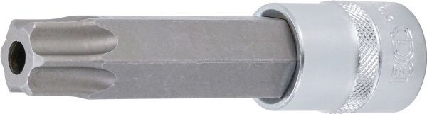 Bit-Einsatz | Länge 110 mm | Antrieb Innenvierkant 12,5 mm (1/2") | T-Profil (für Torx) mit Bohrung T90