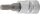 Bit-Einsatz | Antrieb Innenvierkant 6,3 mm (1/4") | Innenvielzahn (für XZN) M5