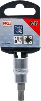 Bit-Einsatz | Antrieb Innenvierkant 10 mm (3/8") | Innenvielzahn (für XZN) M8