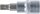 Bit-Einsatz | Antrieb Innenvierkant 10 mm (3/8") | Innenvielzahn (für XZN) M8