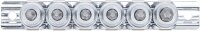 Bit-Einsatz-Satz | Antrieb Innenvierkant 10 mm (3/8") | Innensechskant mit Kugelkopf 3 - 8 mm | 6-tlg.