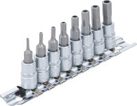 Bit-Einsatz-Satz | Antrieb Innenvierkant 6,3 mm (1/4") | Innensechskant mit Bohrung 2 - 7 mm | 8-tlg.