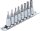 Bit-Einsatz-Satz | Antrieb Innenvierkant 6,3 mm (1/4") | Innensechskant mit Bohrung 2 - 7 mm | 8-tlg.