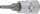 Bit-Einsatz-Satz | Antrieb Innenvierkant 6,3 mm (1/4") | Innensechskant mit Bohrung 2 - 7 mm | 8-tlg.
